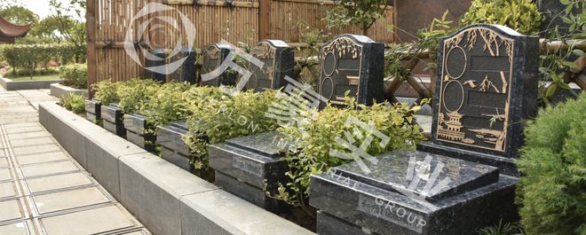 南宫NG·28(中国)官方网站现代艺术墓碑设计独特墓碑与陵园景观相融合(图4)